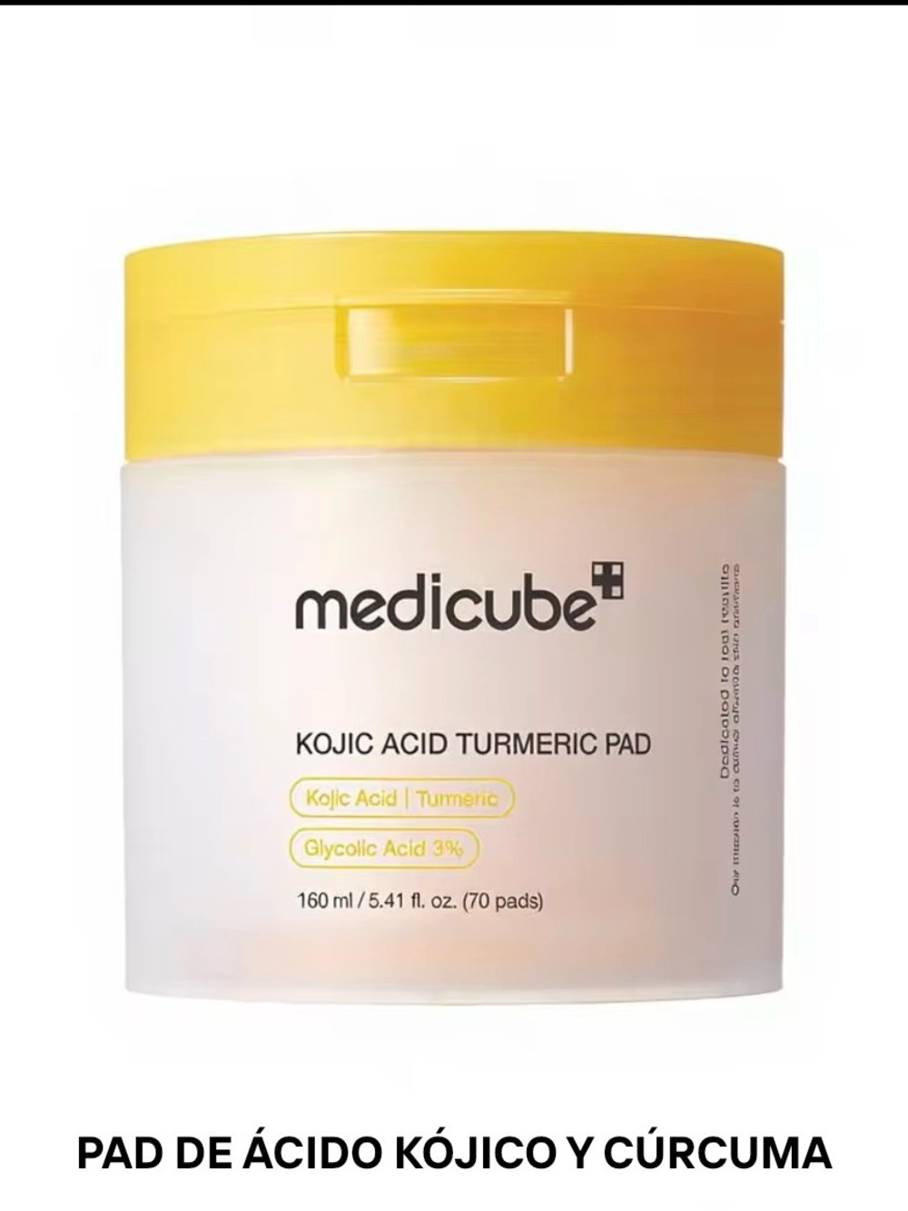 Medicube Kojic Acid Turmeric Peel Pads — Yellow